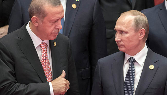 Putin, Erdogan Discuss  Syria Situation 